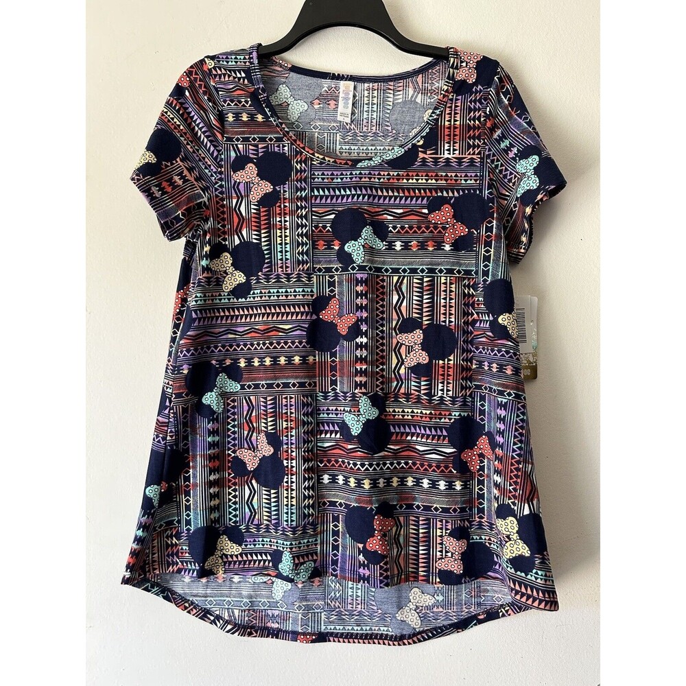 LuLaRoe LLR Classic T SMALL Short Sleeve, Scoop Neck Disney Minnie Mouse T Shirt